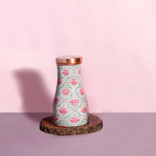 Blushing Floral Bloom - Bedside Jar