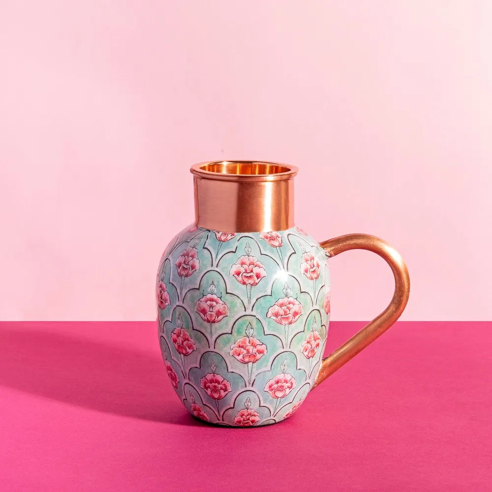 Blushing Floral Bloom - Jug