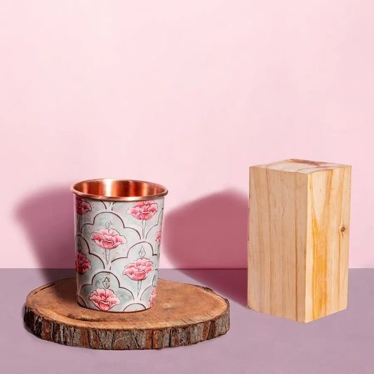 Blushing Floral Bloom - Glass