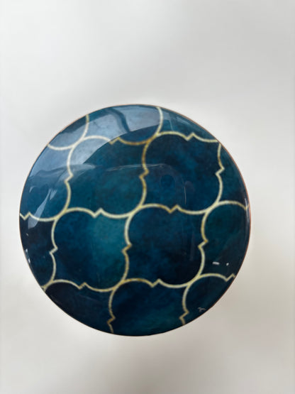 Poppy Navy Blue - Bedside Jar (Thrift Product)