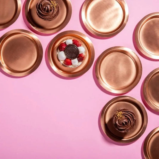 Copper Dessert Plates