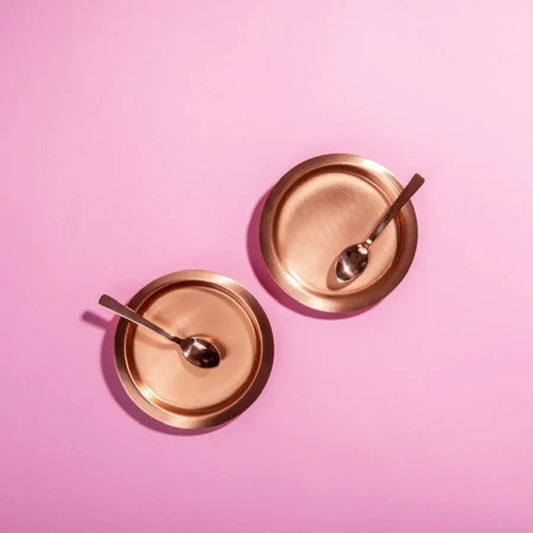 Copper Dessert Plates