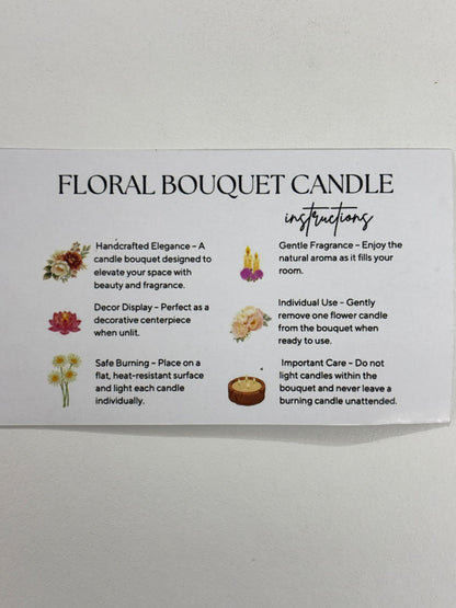 Floral Bouquet Candle