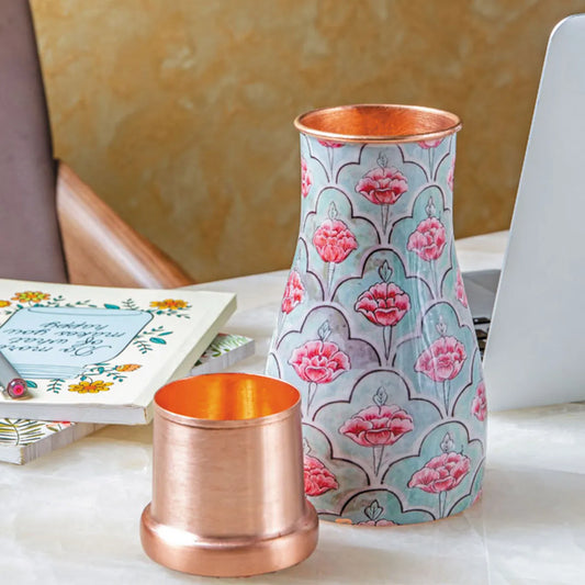 Blushing Floral Bloom - Bedside Jar